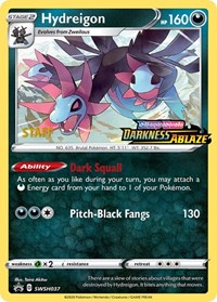 SWSH037 - Hydreigon SWSH (Prerelease) Staff