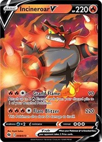 SWSH Champion's Path: 08/73 - Incineroar V (UR)
