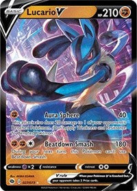 SWSH Champion's Path: 27/73 - Lucario V (UR)