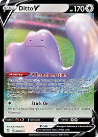 SWSH Shining Fates: 050/072 - Ditto V (UR)