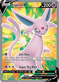 SWSH Evolving Skies: 179/203 - Espeon V (Full Art) (UR)