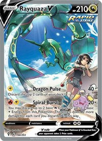 SWSH Evolving Skies: 194/203 - Rayquaza V (Alternate Full Art) (UR)