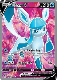 SWSH Evolving Skies: 174/203 - Glaceon V (Full Art) (UR)