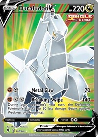 SWSH Evolving Skies: 197/203 - Duraludon V (Full Art) (UR)