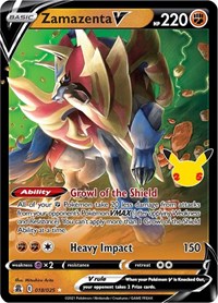 SWSH Celebrations: 018/025 - Zamazenta V (UR)