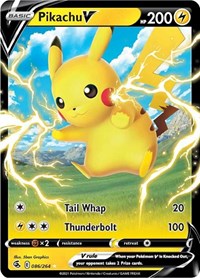 SWSH Fusion Strike: 086/264 - Pikachu V (UR)