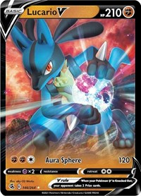 SWSH Fusion Strike: 146/264 - Lucario V (UR)