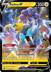 SWSH Brilliant Stars: 048/172 - Raikou V (UR)