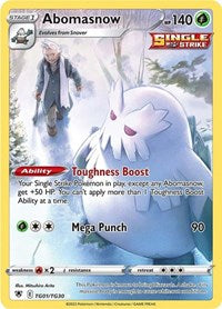 SWSH Astral Radiance Trainer Gallery: TG01/TG30 - Abomasnow (UR)