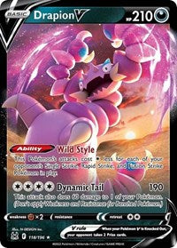 SWSH Lost Origin: 118/196 - Drapion V (UR)