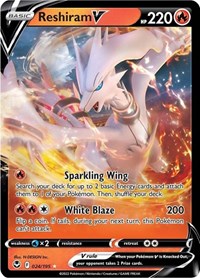 SWSH Silver Tempest: 024/195 - Reshiram V (UR)
