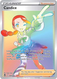 SWSH Silver Tempest: 204/195 - Candice (Secret) (SR)