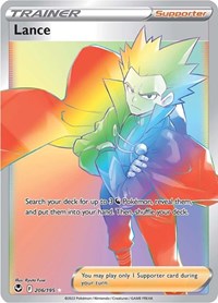 SWSH Silver Tempest: 206/195 - Lance (Secret) (SR)