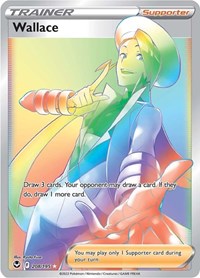 SWSH Silver Tempest: 208/195 - Wallace (Secret) (SR)
