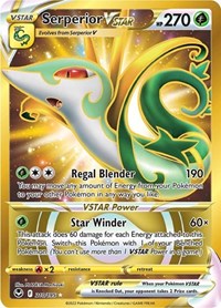 SWSH Silver Tempest: 210/195 - Serperior VSTAR (Secret) (SR)
