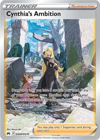SS Crown Zenith Galarian Gallery: GG60/GG70 - Cynthia's Ambition (UR)