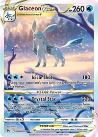 SS Crown Zenith Galarian Gallery: GG40/GG70 - Glaceon VSTAR (UR)