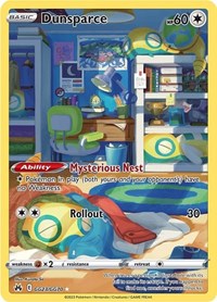 SWSH Crown Zenith Galarian Gallery: GG23/GG70 - Dunsparce (UR)