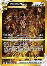 SS Crown Zenith Galarian Gallery: GG69/GG70 - Giratina VSTAR (SR)