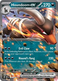 SV Obsidian Flames: 134/197 - Houndoom ex (DR)