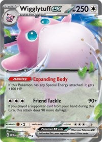 SV 151: 040/165 - Wigglytuff ex (DR)