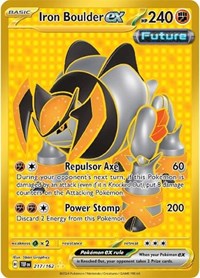 SV Temporal Forces: 217/162 - Iron Boulder ex (HR)