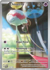 SV Twilight Masquerade: 179/167 - Chimecho (IR)