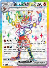 SV Stellar Crown: 157/142 - Cinderace ex (UR)