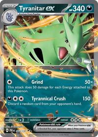 SV Prismatic Evolutions: 064/131 - Tyranitar ex (DR)