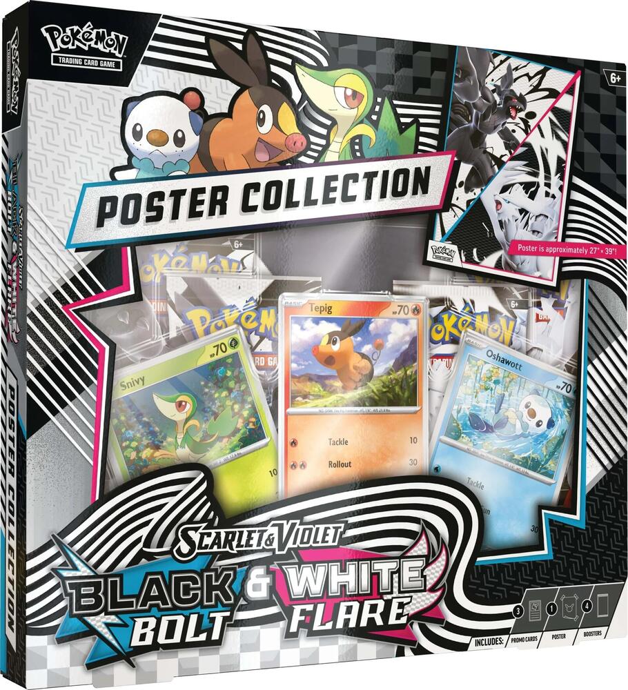 Scarlet & Violet-Black Bolt & White Flare Poster Collection