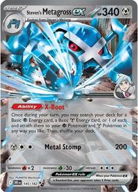 SV Destined Rivals: 145/182 - Steven's Metagross ex (DR)