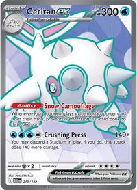SV Destined Rivals: 210/182 - Cetitan ex (UR)