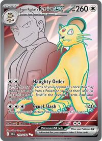 SV Destined Rivals: 219/182 - Team Rocket's Persian ex (UR)