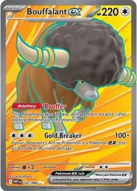 SV White Flare: 162/086 - Bouffalant ex (UR)