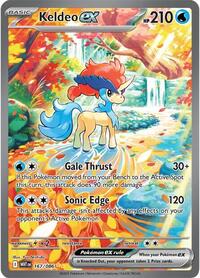 SV White Flare: 167/086 - Keldeo ex (SIR)