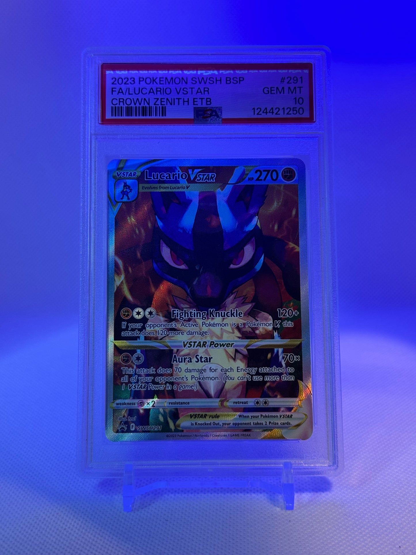 SWSH291 - Lucario VSTAR PSA 10