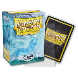 Dragon Shield Sleeves: Standard Matte - Clear 100CT (Sleeve II)