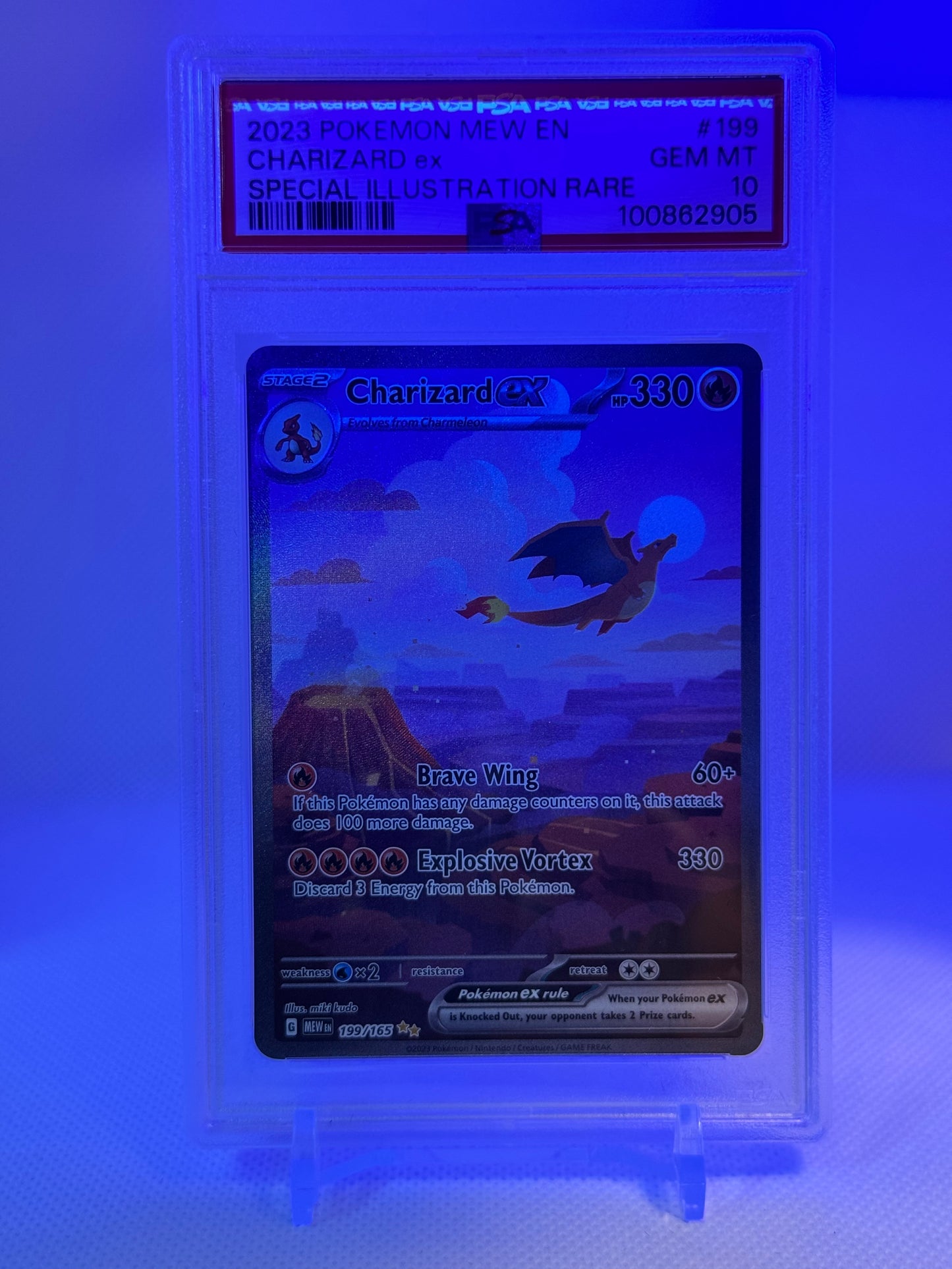 SV 151: 199/165 - Charizard ex (SIR) PSA 10