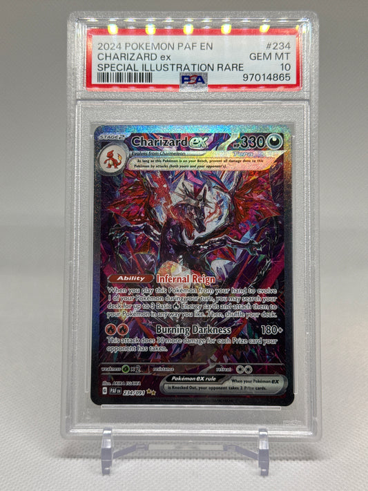 SV Paldean Fates: 234/091 - Charizard ex (SIR) PSA 10