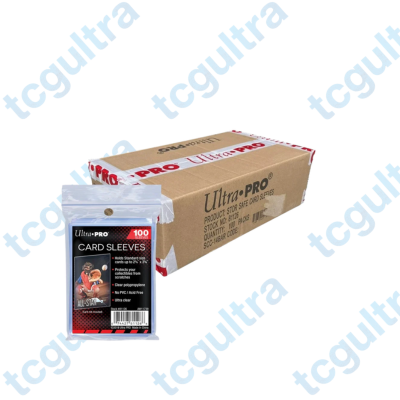 Ultra Pro: Case of Standard 2.5” x 3.5” Soft Penny Sleeves – 100 Packs (100 Sleeves per Pack)