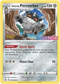 SWSH008 - Galarian Perrserker  SWSH (Prerelease) Staff