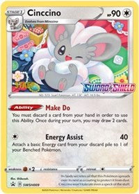 SWSH009 - Cinccino  SWSH (Prerelease) Staff