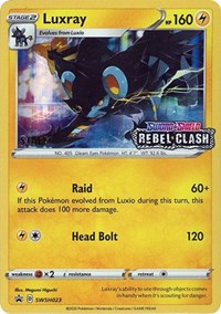 SWSH023 - Luxray  SWSH (Prerelease) Staff