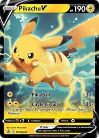SWSH063 - Pikachu V  SWSH