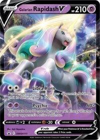 SWSH111 - Galarian Rapidash V  SWSH