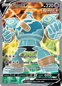 SWSH Evolving Skies: 181/203 - Golurk V (Full Art) (UR)