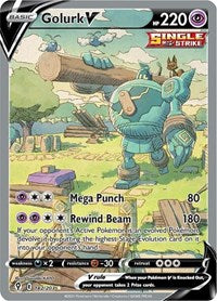 SWSH Evolving Skies: 182/203 - Golurk V (Alternate Full Art) (UR)