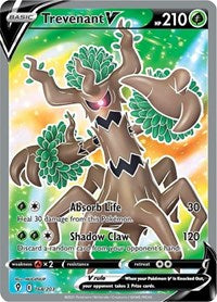 SWSH Evolving Skies: 168/203 - Trevenant V (Full Art) (UR)