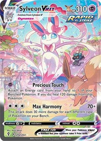 SWSH Evolving Skies: 212/203 - Sylveon VMAX (Alternate Art Secret) (SR)