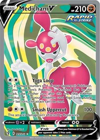 SWSH Evolving Skies: 185/203 - Medicham V (Full Art) (UR)